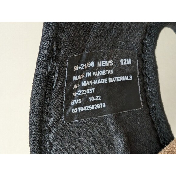 Dockers Sandals Mens 12 M Sunland Slides Brown Open Toe Memory Foam Shoes NEW - Picture 10 of 12